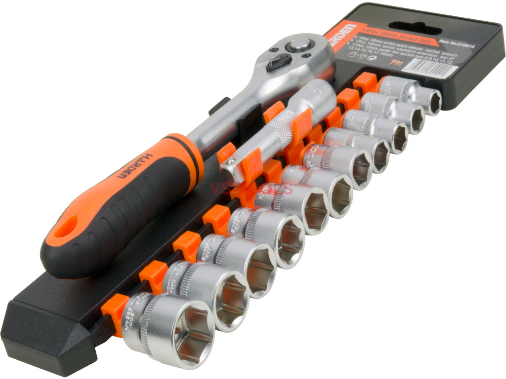 13pcs 3/8 Drive Hand Ratchet Wrench Extension 819mm Metric